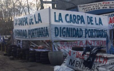 Aniversario de la Carpa de Dignidad Portuaria