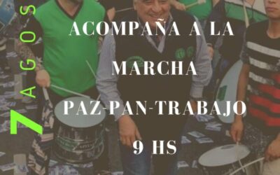Marcha por la PAZ-PAN-TRABAJO