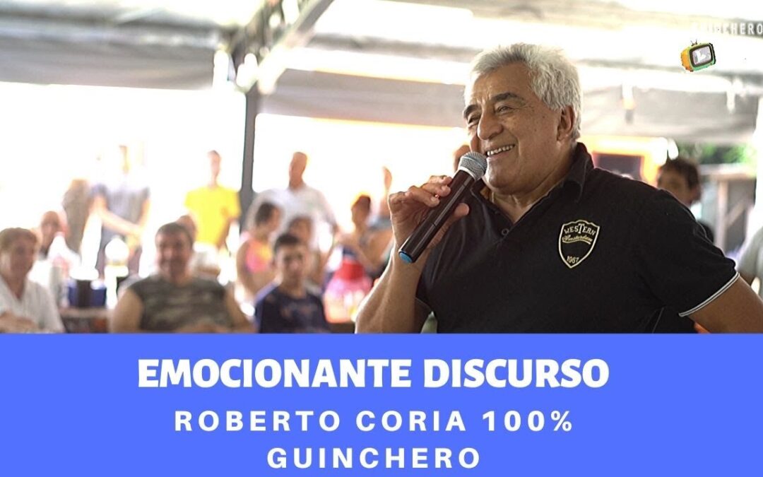 Discurso emocionante de Roberto Coria por Guincheros TV