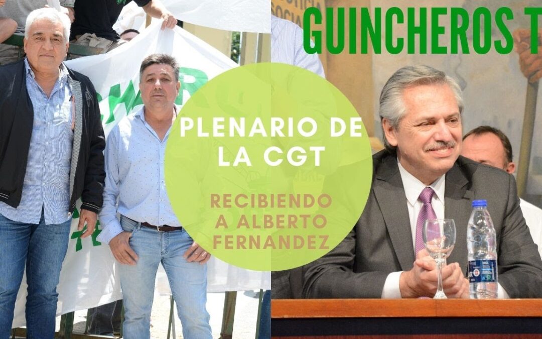 Plenario de la CGT con Alberto Fernandez desde la óptica de Guincheros TV