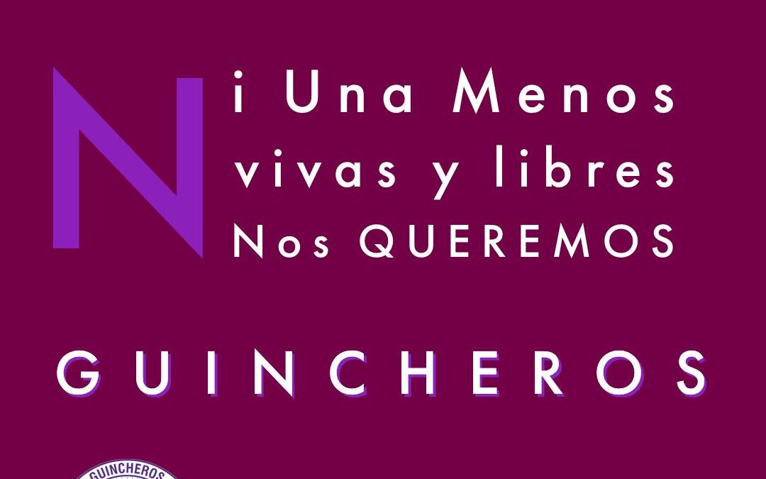 Hoy 3 de Junio, las y los #guincheros🏗️ nos unimos a la consigna de #NiUnaMenos y a la lucha por una efectiva igualdad de género, que es una deuda real de nuestra sociedad para con las compañeras de todo nuestro país💪#Guincheros por la Igualdad de Género #CoriaConducción